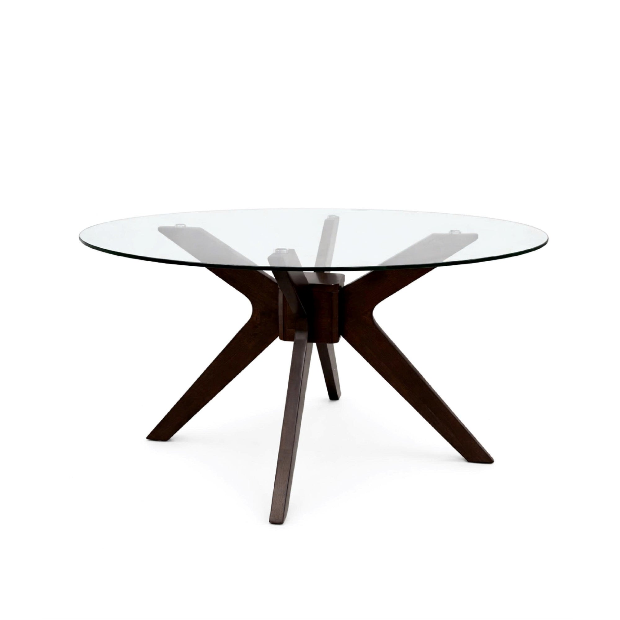 GLASS TOP DINING TABLE