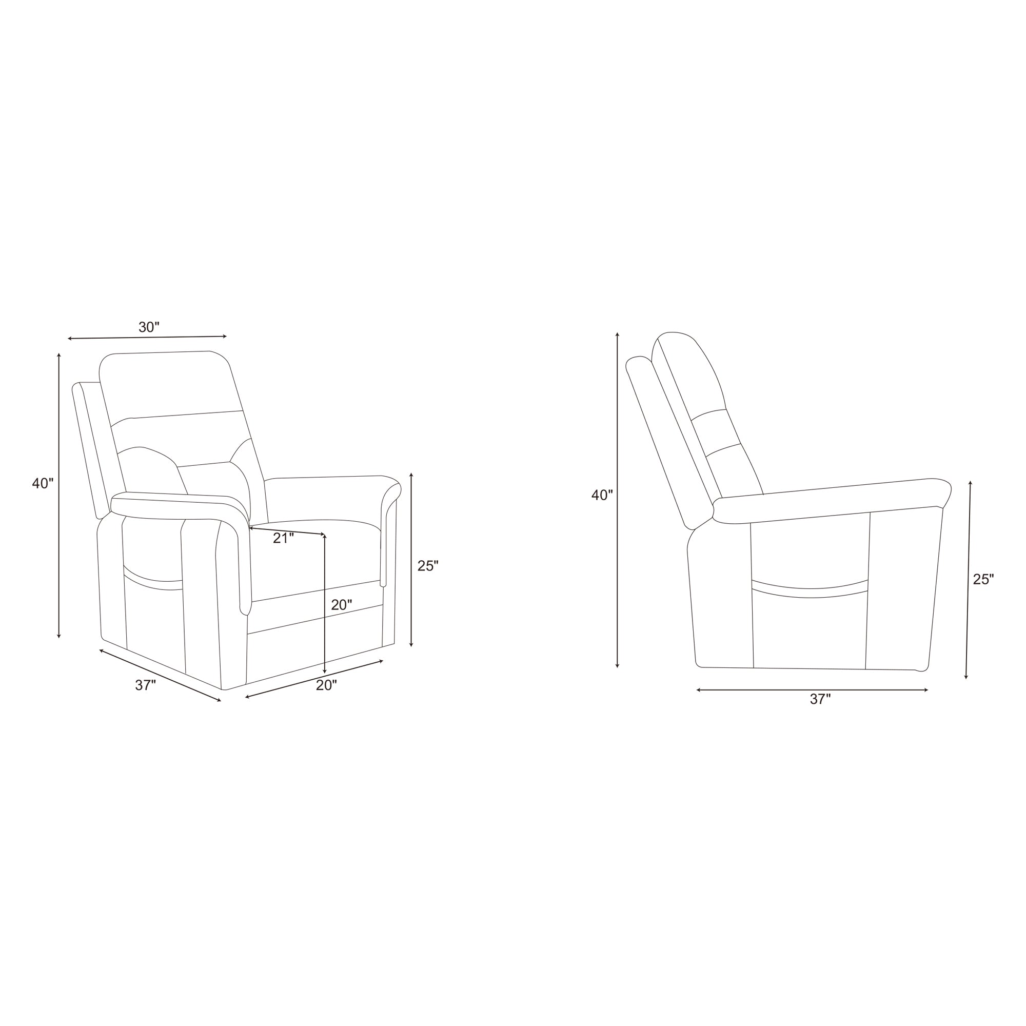 Power Lift Recliner Chair MR2939