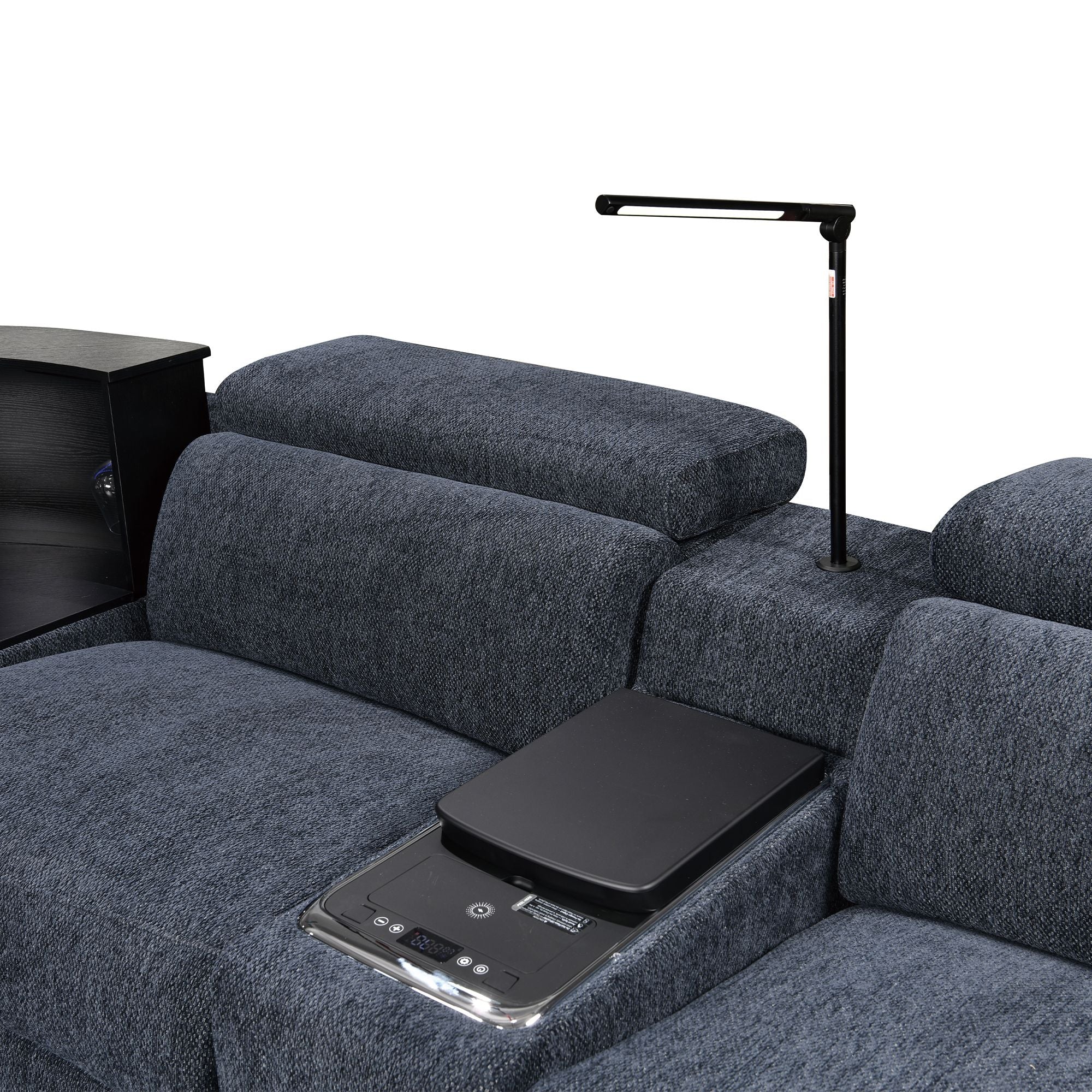 Power Recliner Fabric Sectional MC3028 Blue