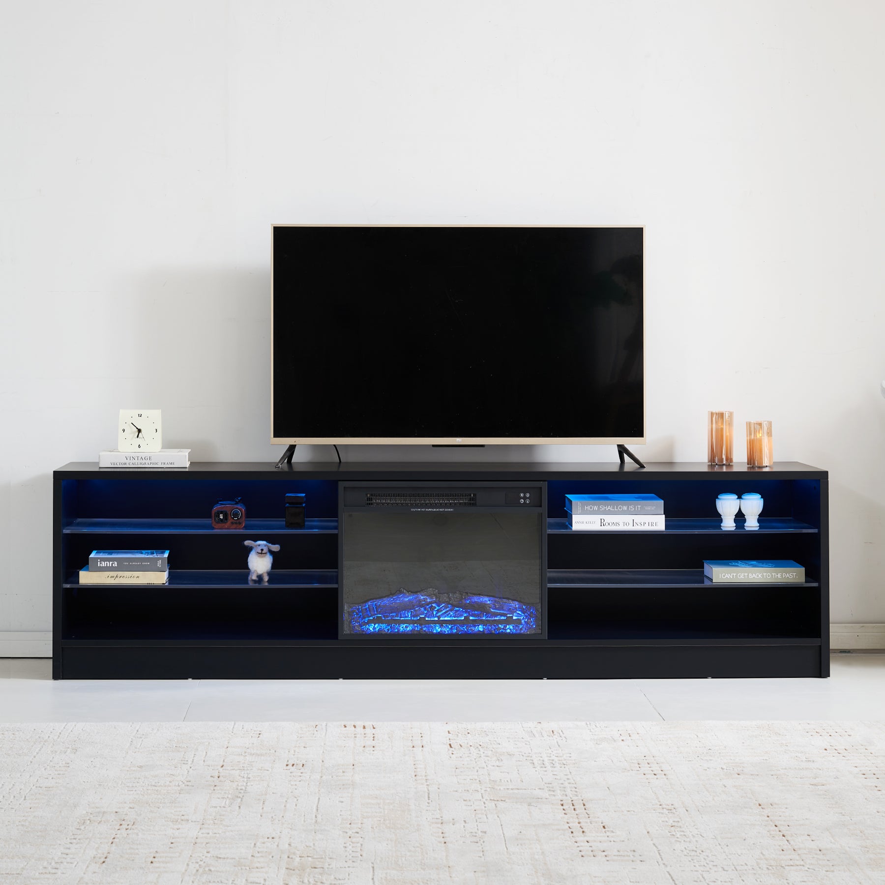 Fully Assembled 95" TV cabinet-B2