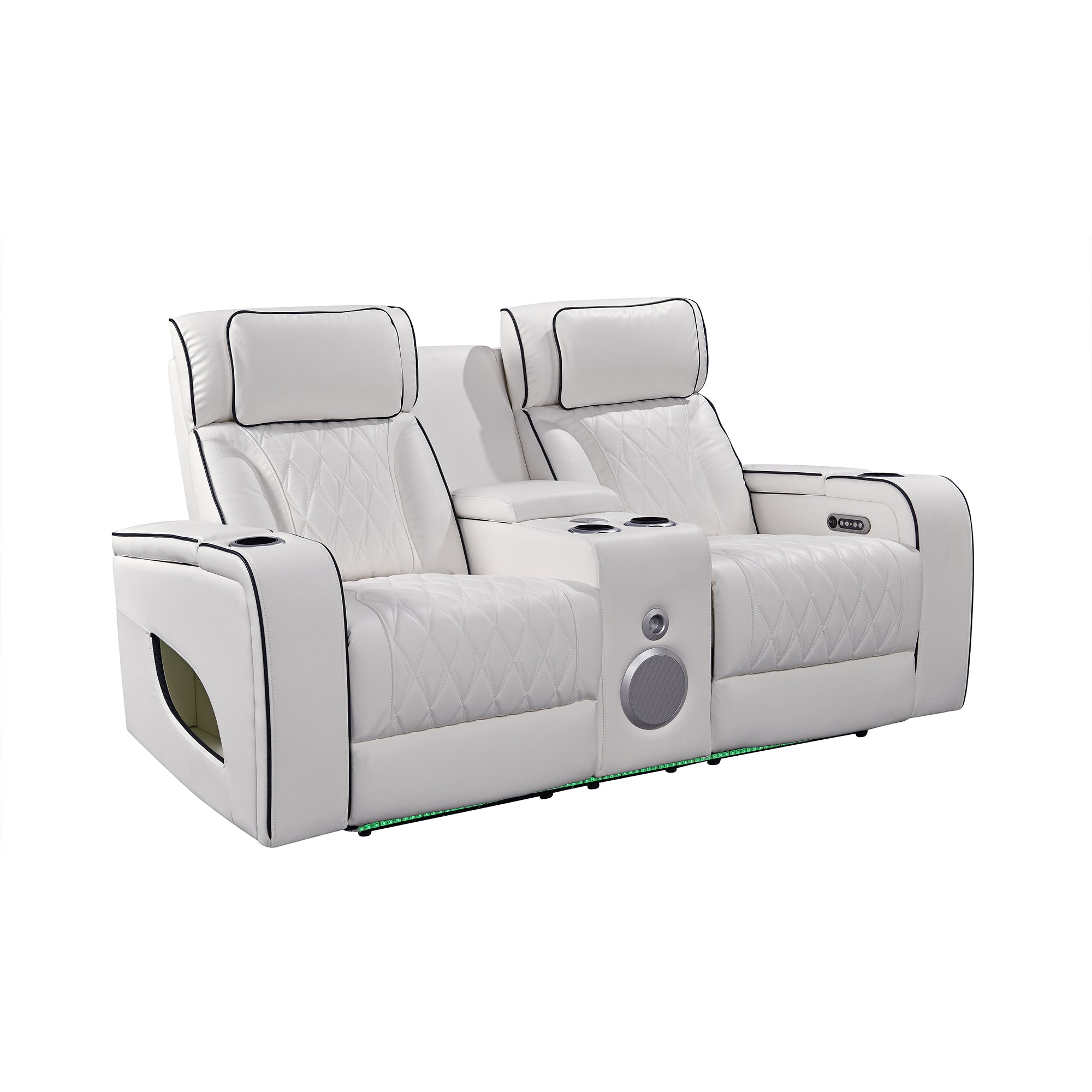 Power Recliner Sofa & Loveseat & Chair MR2953 White
