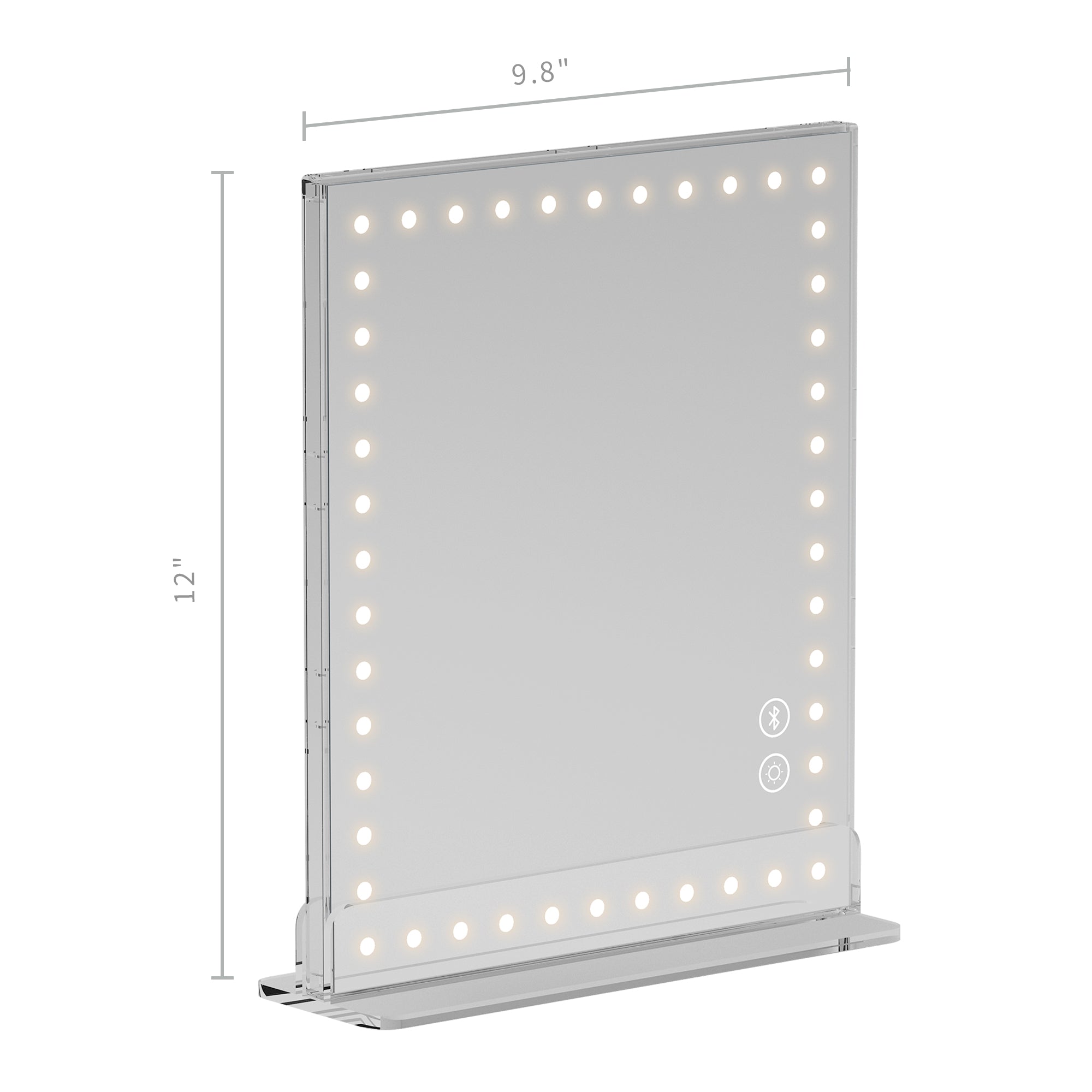 VANITII LED Music Mirror with Dimmable Light