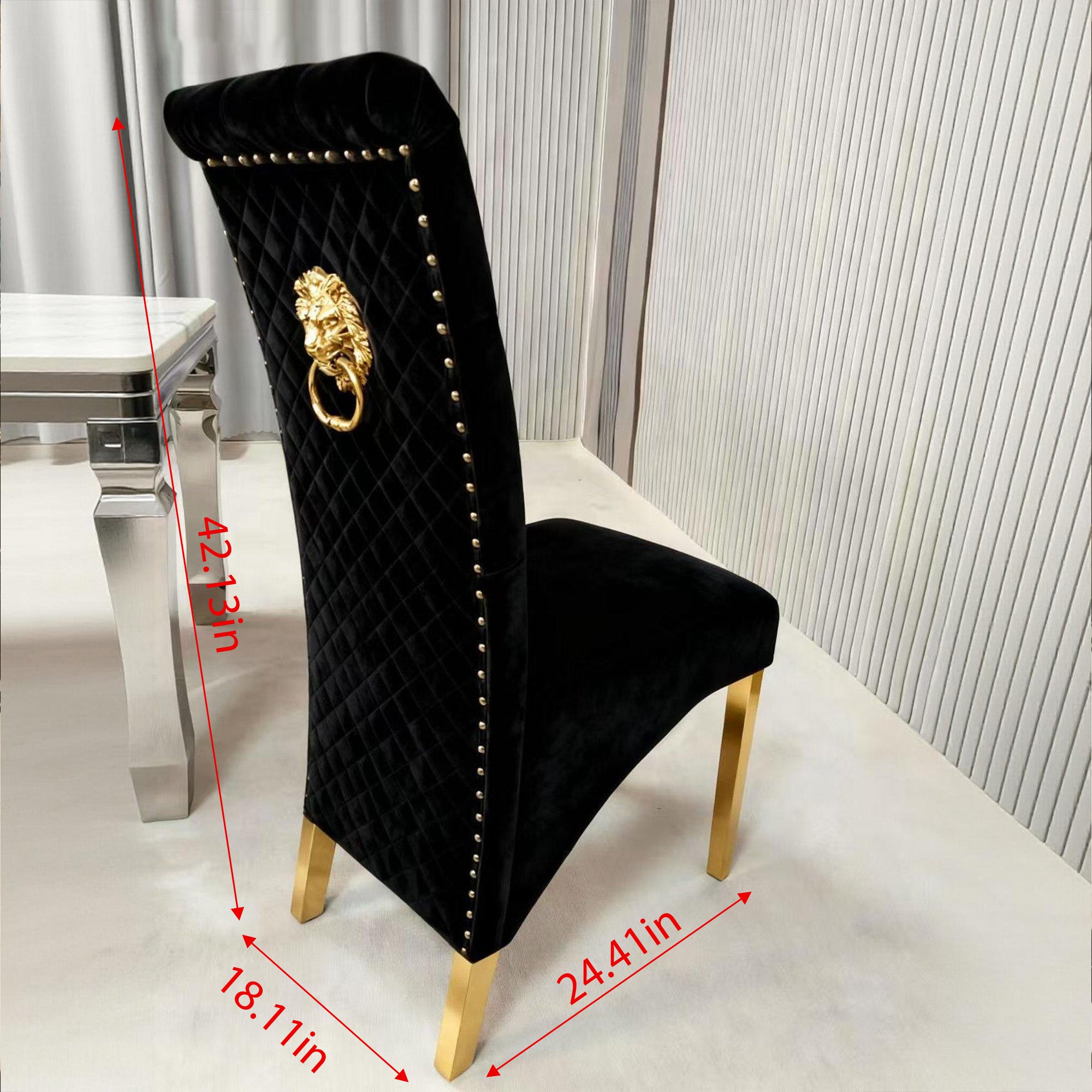 Special design dining chair high back chair KM04 4pCS/CTN