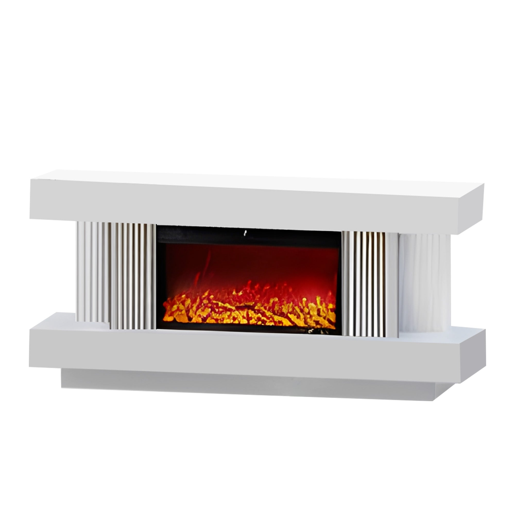 VANITII Fiona Electric Fireplace & Electric TV Stand