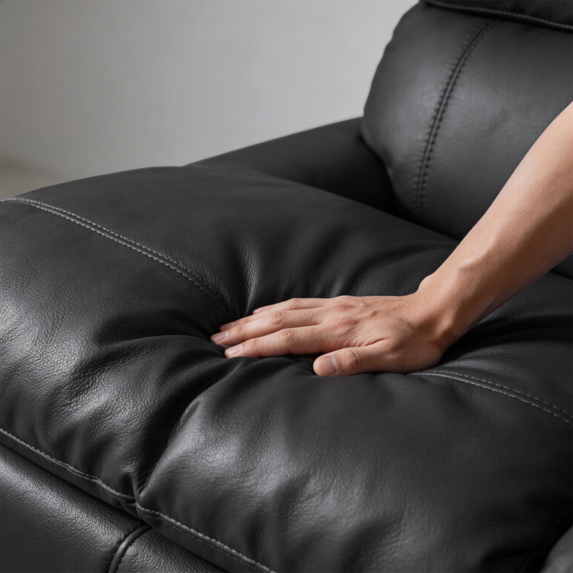Harry Black Power Recliner Sofa & Loveseat