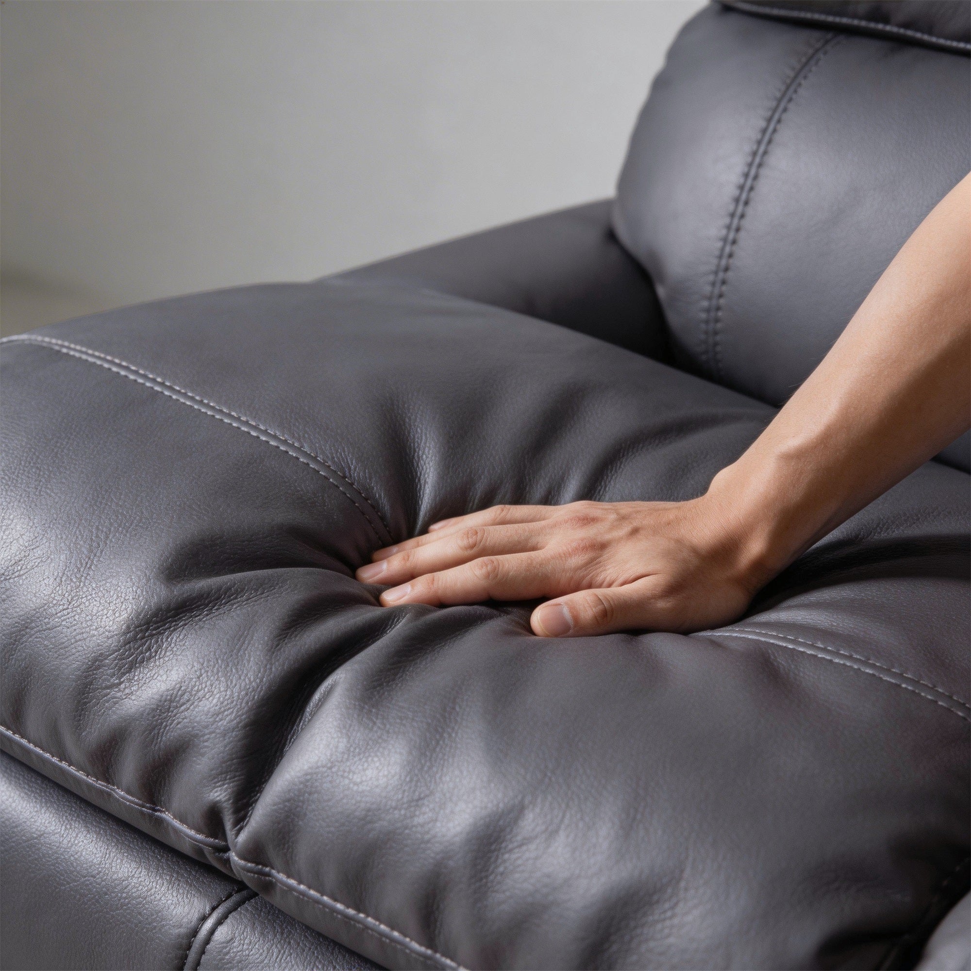 Harry Gray Power Recliner Sofa